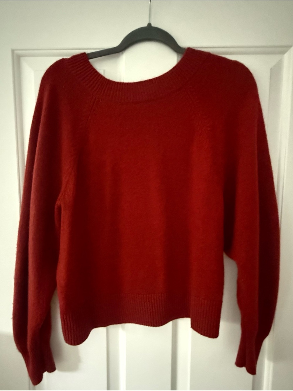 Vince Crewneck Sweater in Rust Color Hue